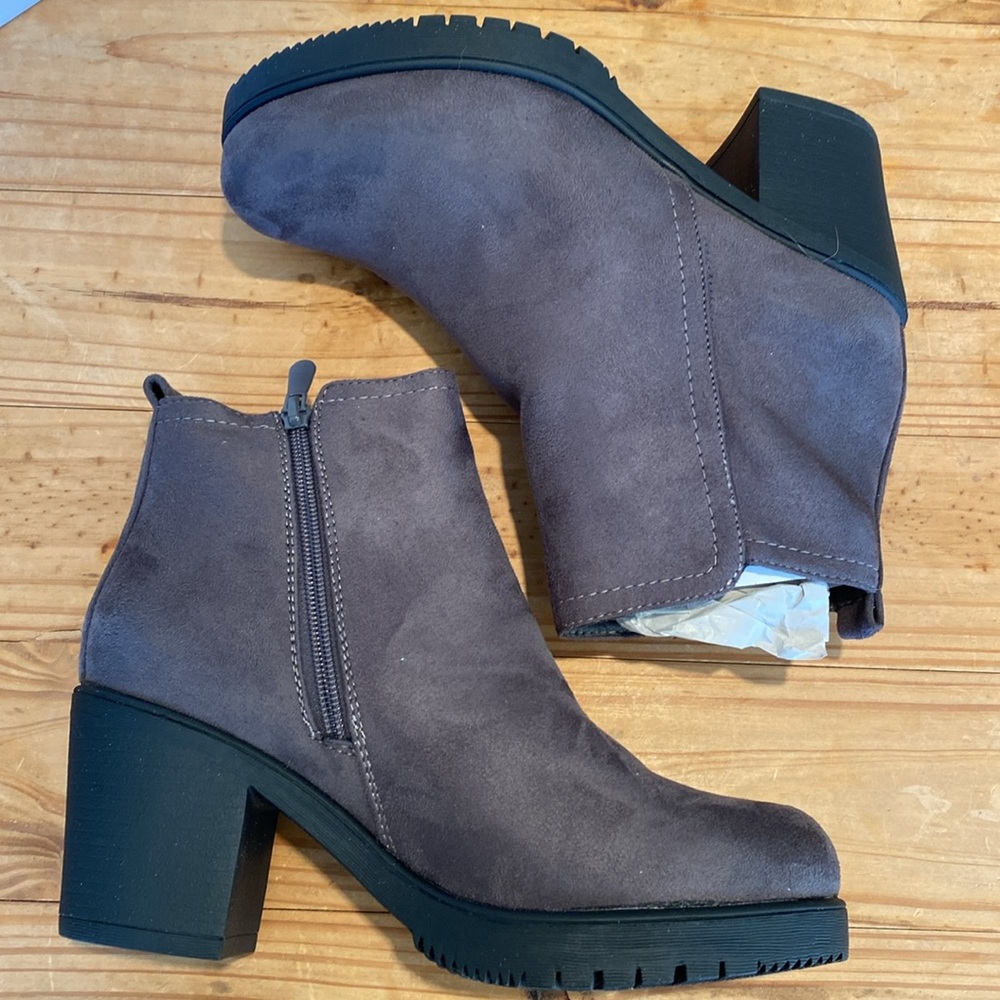🎉 NEW‼️ GREY PLATFORM ANKLE BOOTS‼️ - Picture 6 of 15